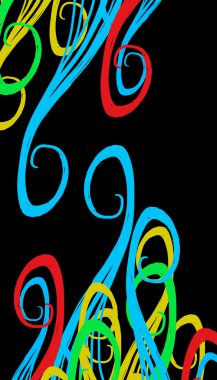 desen, süsleme ve çerçeve.