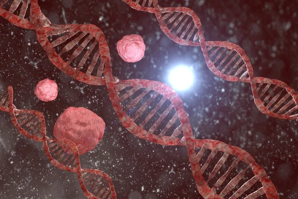 Struttura del DNA 3d — Foto Stock