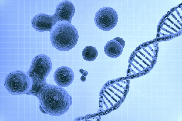 Cell and DNA — Stock Photo, Image