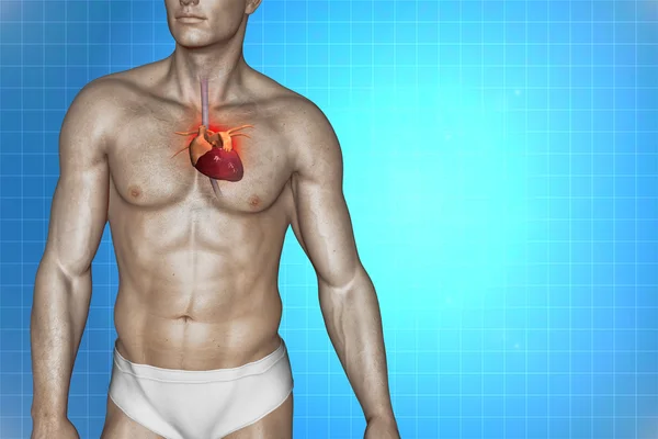 Έννοια της καρδιακής προσβολής — Φωτογραφία Αρχείου