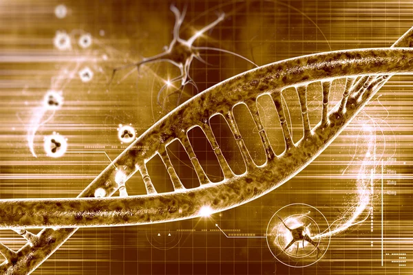 DNA στο όμορφο φόντο — Φωτογραφία Αρχείου