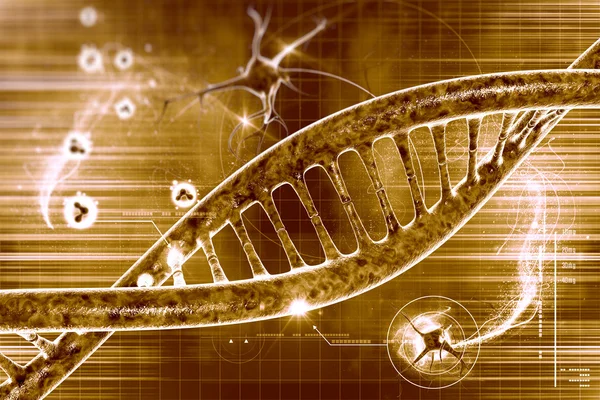 Dna im schönen Hintergrund — Stockfoto