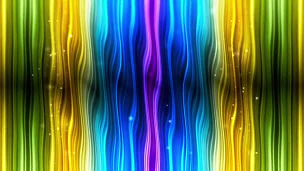 Петля барвистий хвильовий фон — стокове відео
