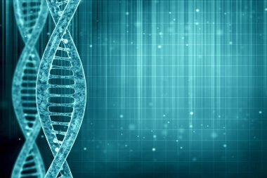 bir DNA güzel arka plan illüstrasyon