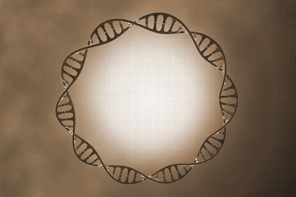 DNA v krásném pozadí — Stock fotografie