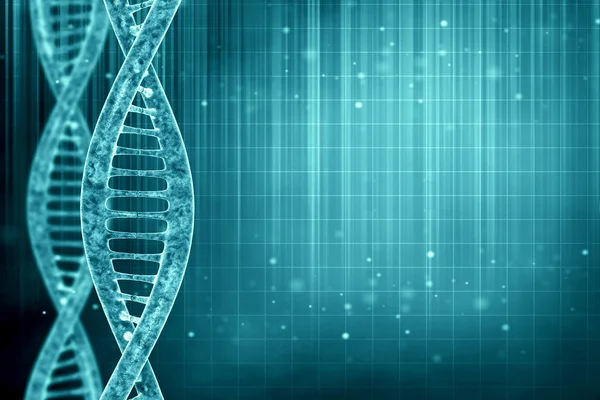 3D illustration of a DNA in beautiful background — Stock Photo, Image