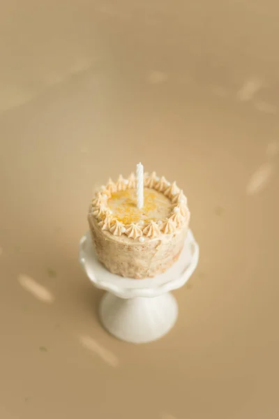 Cinsiyet Tarafsız Mini Doğum Günü Pastası