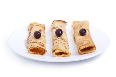 tatlı kek çilek ile