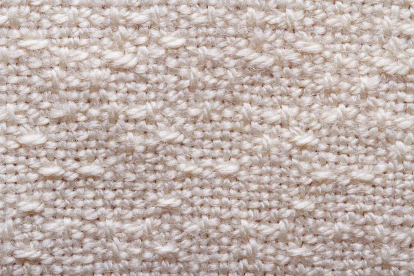 Texture of beige cotton natural fabric. Macro. — Stock Photo, Image