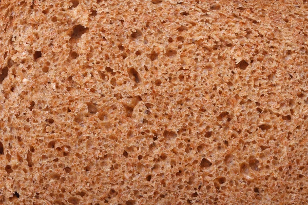 Consistenza di pane fresco scuro da vicino . — Foto Stock