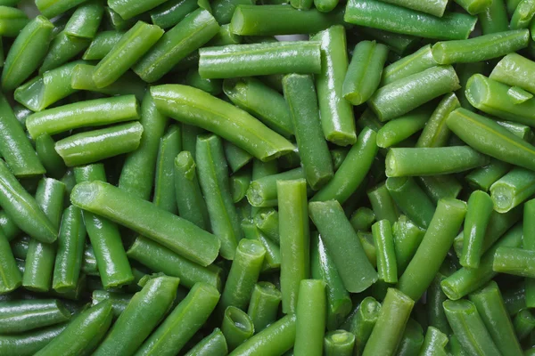 Chopped green beans closeup. background — Stock Photo, Image