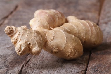 zencefil kökü closeup eski tablo