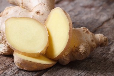 zencefil kökü eski tablo makro parçaları