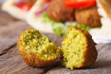 falafel makro pide arka planı