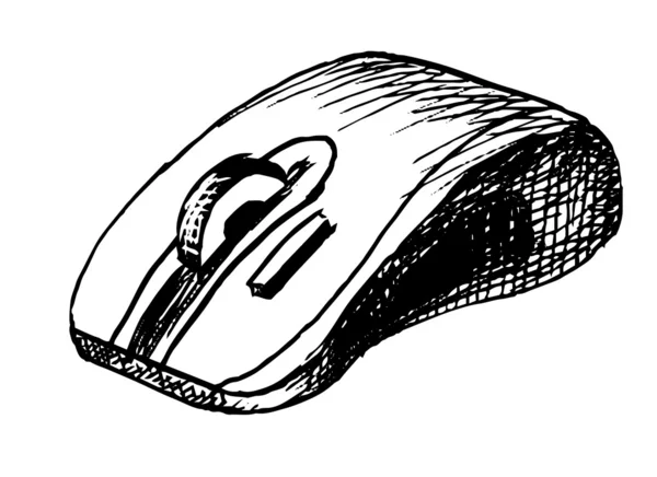 Cartoon computer mouse — Stock Vector