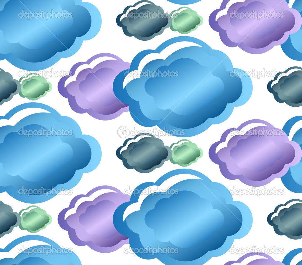 Wallpaper with clouds