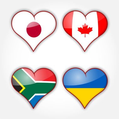 kalplerinde bayrakları