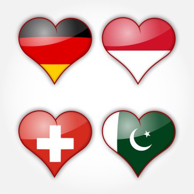 kalplerinde bayrakları