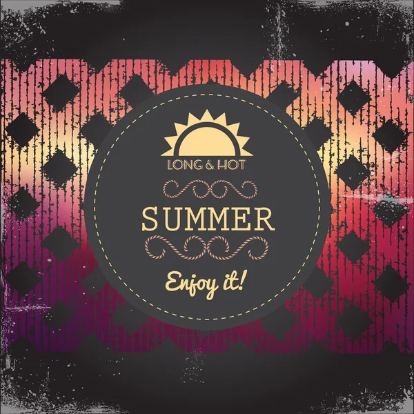 Yaz Partisi el ilanı. vektör