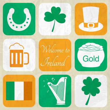 Ireland web collection clipart