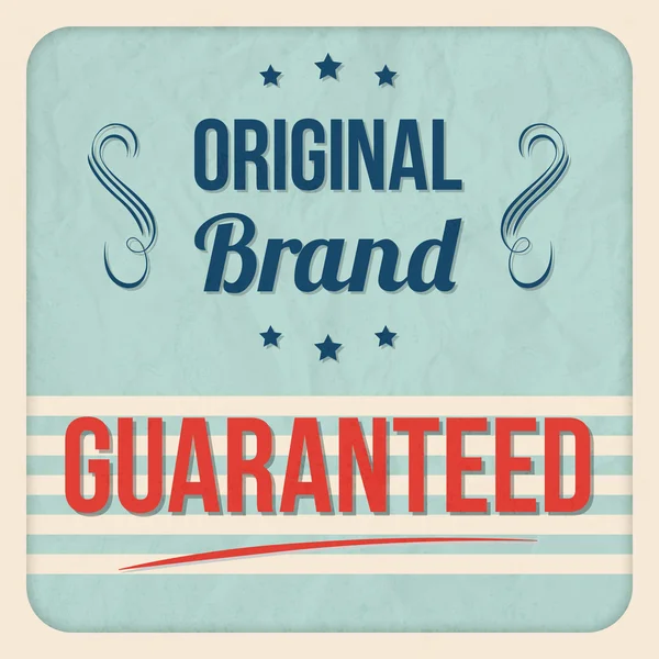 Original Brand — Stock Vector