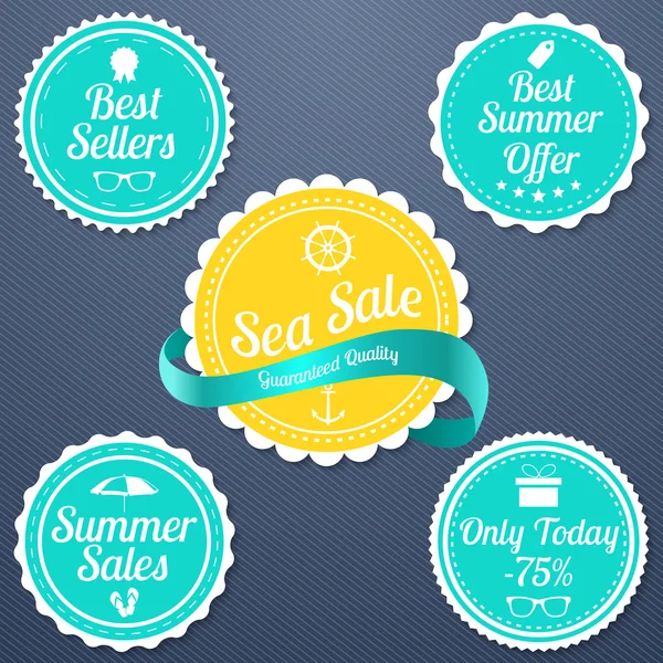 Sea sale — Stock Vector