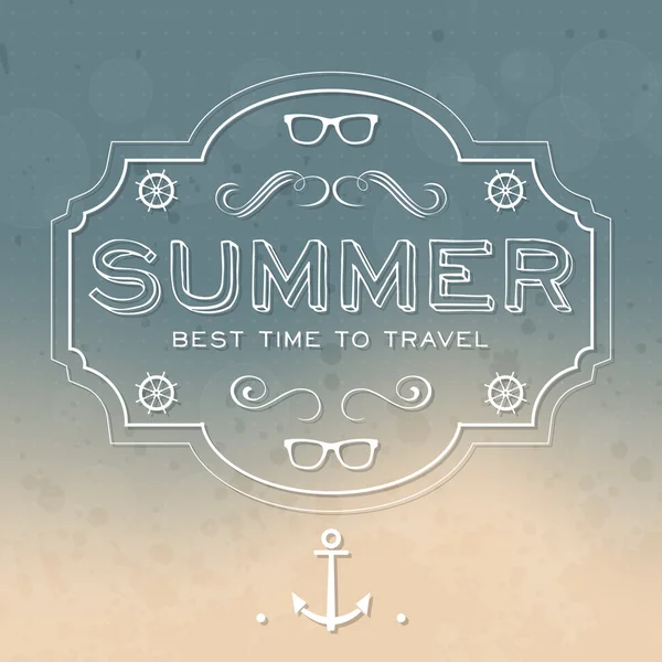 Summer adventure — Stock Vector