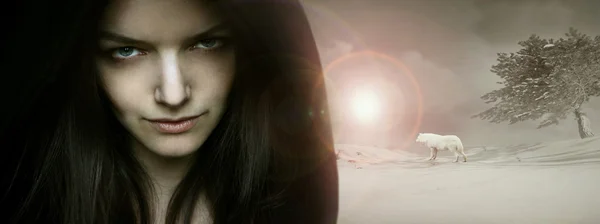 fantezi baştan çıkarıcı portre