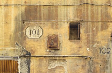 soyut çürüyen duvar