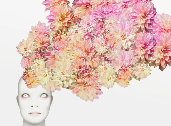 Květinové hlava — Stock fotografie