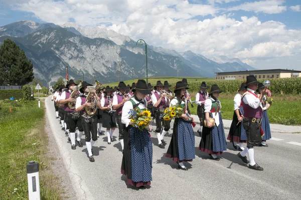Procesión de María Ascensión en Axams Austria —  Fotos de Stock