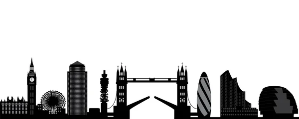 Skyline de Londres — Image vectorielle