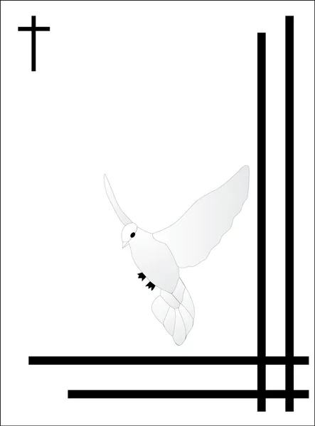 Tarjeta de condolencia — Vector de stock