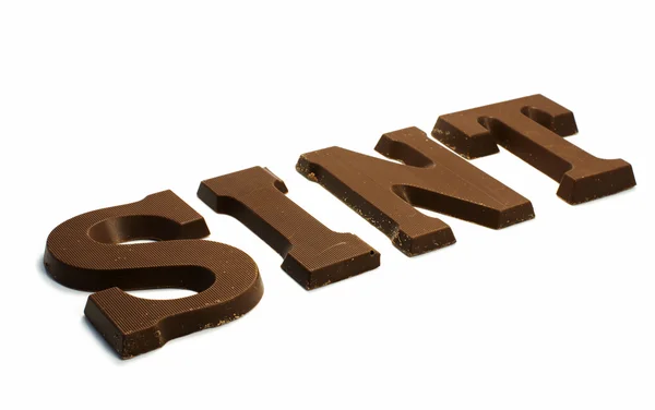 Cartas de chocolate — Foto de Stock