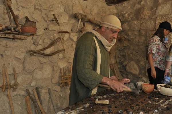 Tradición vestido hombre en nazareth — Foto de Stock