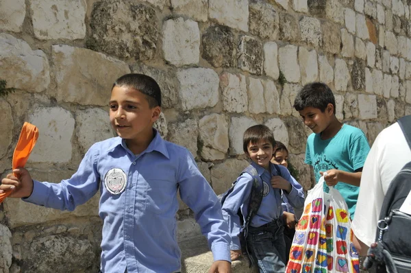 Niños en Jerusalén — Foto de Stock