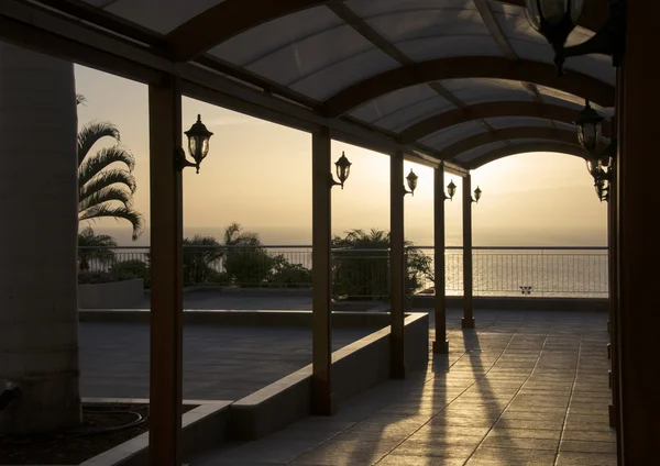 View at the sunset on tenerife — Stock Photo, Image