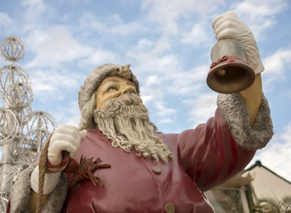 Santa Claus con la campana — Foto de Stock