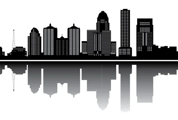 Skyline de Louisville — Image vectorielle