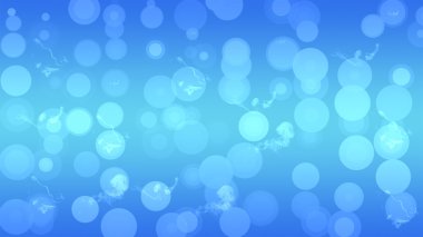 mavi renkli daireler