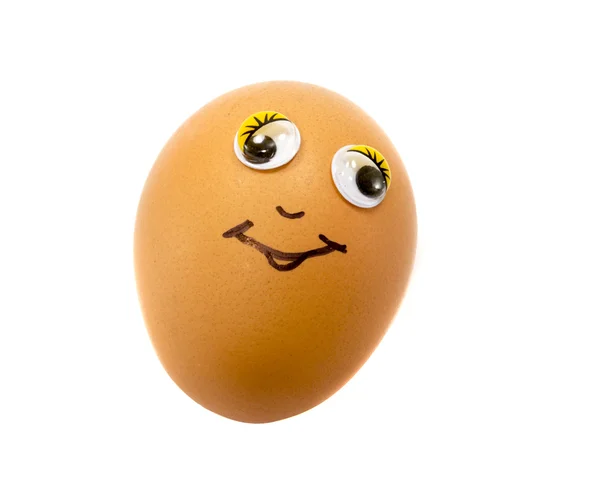 Smiling easter egg — Stock Photo, Image