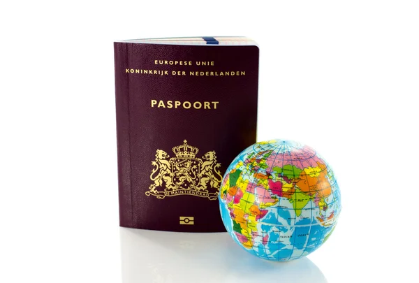 Dutch passport as travel document — Stock Photo, Image