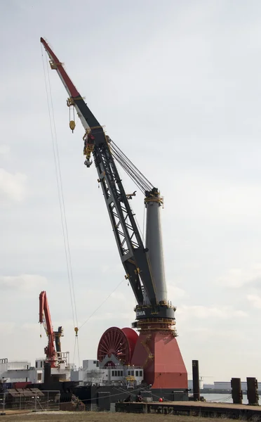 Plataforma de grúa gigante en Holanda — Foto de Stock