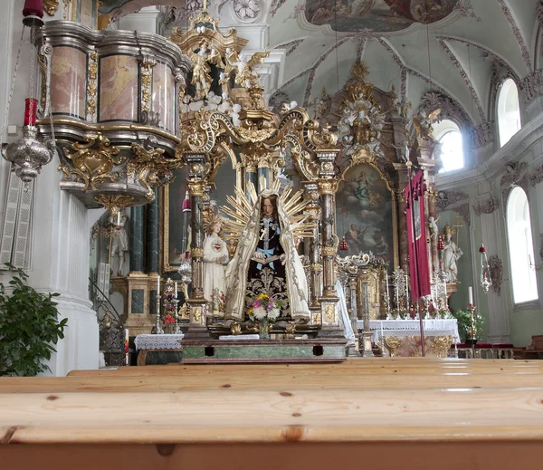 Holy maria statute in church Axam Austria — Stock Photo, Image