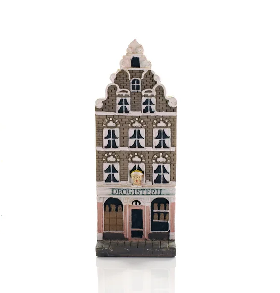 Gamla miniatyr hus apotek — Stockfoto