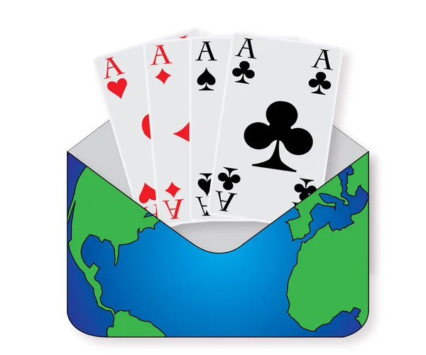 Mundo del poker — Archivo Imágenes Vectoriales