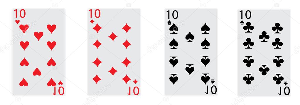 ten cards in poker #24901897 - Larastock