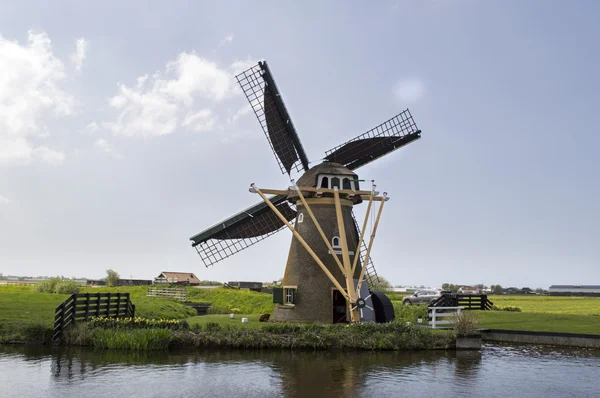 Dutch windmill de goede hoop — стоковое фото