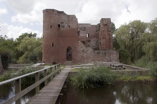 Old ruine from castel in Heenvliet Holland — Stock Photo, Image