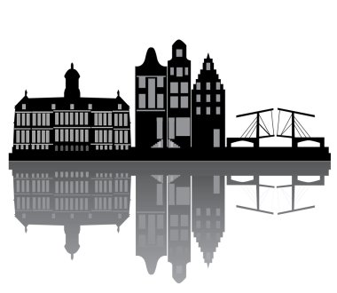 Amsterdam manzarası